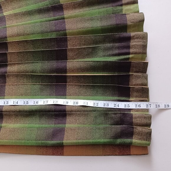 Sportrite In’n Outer Vintage Wool Pleated Midi Skirt - Picture 12 of 12